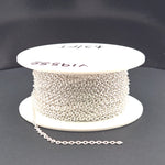 Load image into Gallery viewer, 70S7SS. 925 Sterling Silver Satellite Curb & Diamond Cut Marina Link Chain