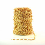 Load image into Gallery viewer, 40061P1TGF. 14k Gold Filled Elongated Cable Twisted and Plain Link Chain