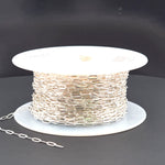 Load image into Gallery viewer, 1606FSS. Sterling Silver Flat Paperclip Chain