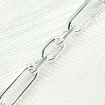 Load image into Gallery viewer, 925 Sterling Silver Flat Paperclip Necklace. Z53SSNecklace
