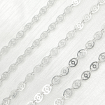 Load image into Gallery viewer, 925 Sterling Silver Oval Pattern Chain. V16SS
