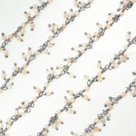 Load image into Gallery viewer, Multi Moonstone Cluster Dangle Oxidized Wire Chain