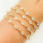 Load image into Gallery viewer, Shop Now Cubic Zirconia Round Shape Connected Chain
