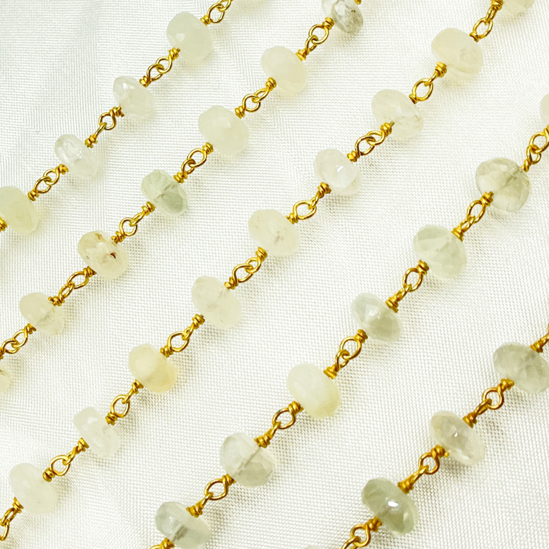 Siloni Moonstone Gold Plated Wire Chain. MS52
