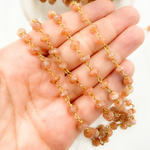 Load image into Gallery viewer, Sunstone Gold Plated Wire Chain. SNS1