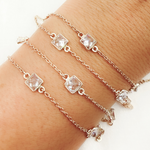 Load image into Gallery viewer, Cubic Zirconia Square Shape Connected Chain. CZ14