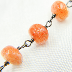 Load image into Gallery viewer, Sunstone Oxidized Wire Chain. SNS5