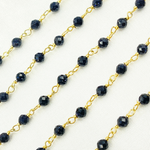 Load image into Gallery viewer, Blue Sunstone Gold Plated Wire Chain