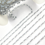 Load image into Gallery viewer, Opalite Wire Wrap Chain. OPA9