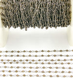 Load image into Gallery viewer, Smoky Quartz Wire Wrap Chain. SMQ4
