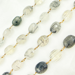 Load image into Gallery viewer, Stone wire chain