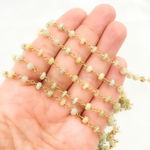 Load image into Gallery viewer, Coated Cats Eye Gold Plated Wire Chain. CAT4