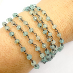 Load image into Gallery viewer, Aquacalcy Black Rhodium 925 Sterling Silver Wire Chain. AQUAC1