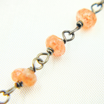 Load image into Gallery viewer, Sunstone Smooth Oxidized Wire Chain. SNS7