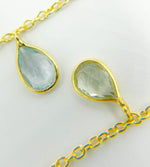 Load image into Gallery viewer, Multi Gemstone Mix Shape Dangle Wire Chain. MGS10