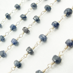 Load image into Gallery viewer, Sapphire 925 Sterling Silver Wire Chain. SPA5
