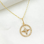 Load image into Gallery viewer, GDP522. 14K Solid Gold Diamond Star Charm