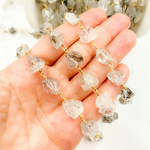 Load image into Gallery viewer, Shop Now Diamond Quartz Gold Wire Chain