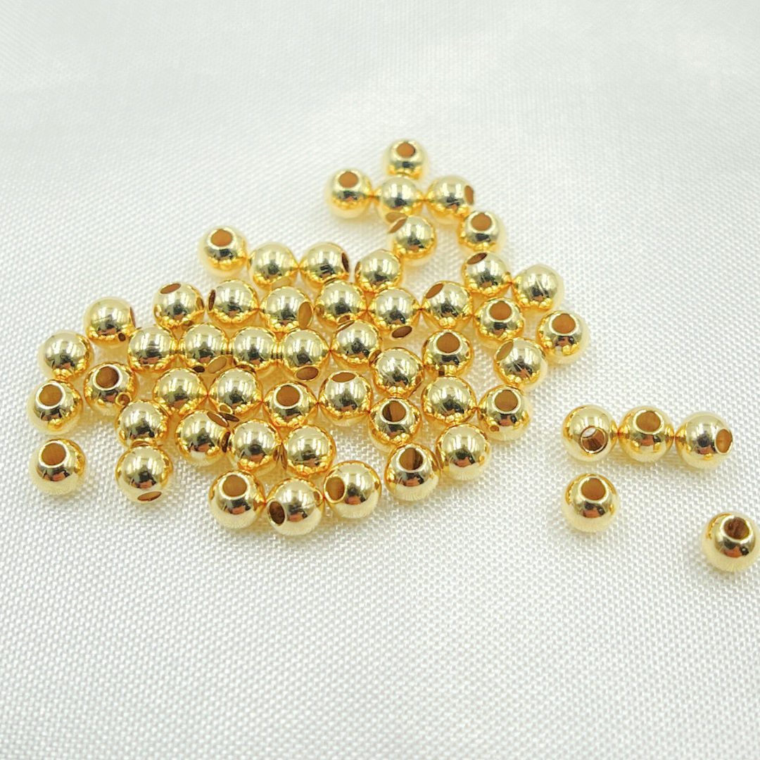 14k Gold Filled Seamless Beads 3mm.