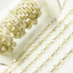 Load image into Gallery viewer, Siloni Moonstone Gold Plated Wire Chain. MS52