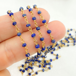 Load image into Gallery viewer, Lapis Lazuli Wire Chain. LAP7