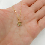 Load image into Gallery viewer, 14k Solid Gold Diamonds Butterfly Charm. GDP263