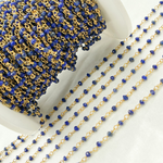 Load image into Gallery viewer, Lapis Lazuli Wire Chain. LAP7