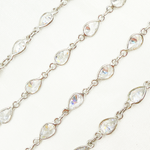 Load image into Gallery viewer, Buy Now Cubic Zirconia Pear Shape Connected Chain
