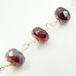 Load image into Gallery viewer, Coated Garnet Wire Chain. GAR20
