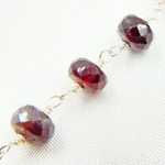 Load image into Gallery viewer, Coated Garnet Wire Chain. GAR20