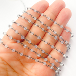 Load image into Gallery viewer, Opalite Wire Wrap Chain