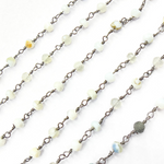 Load image into Gallery viewer, Blue Lace Agate  Wire Chain