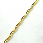 Load image into Gallery viewer, 14K Gold Flat Marina Link Chain. 028FLP1L4L024byFt
