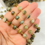 Load image into Gallery viewer, Cats Eye Gold Plated Wire Chain. CAT7