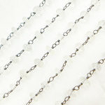 Load image into Gallery viewer, Crystal Oxidized Wire Chain. CR25
