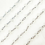 Load image into Gallery viewer, Crystal Oxidized Wire Chain. CR25