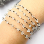 Load image into Gallery viewer, Crystal Black Wire Chain