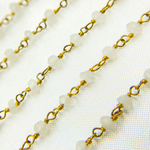 Load image into Gallery viewer, Siloni Moonstone Gold Plated Wire Chain. MS48