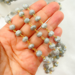 Load image into Gallery viewer, Coated Quartz Gold Plated Wire Chains