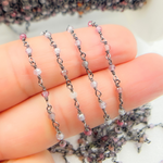 Load image into Gallery viewer, Multi Spinal Faceted Roundel Wire Wrapped Chain. MSP1