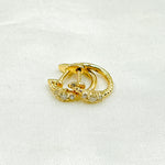 Load image into Gallery viewer, HP402528. 14k Solid Gold Diamond Huggies Hoops
