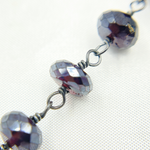 Load image into Gallery viewer, Coated Garnet Oxidized Wire Chain. CGR4