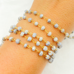 Load image into Gallery viewer, Silverite Wire Wrap Chain.