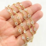 Load image into Gallery viewer, Buy Now Cubic Zirconia Round Shape Connected Chain