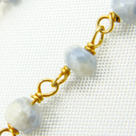 Load image into Gallery viewer, Coated Quartz Gold Plated Wire Chain. CQU31
