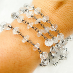 Load image into Gallery viewer, Crystal Oxidized Wire Chain