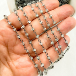 Load image into Gallery viewer, Natural Zircon Quartz Wire Chain. NZ1