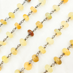 Load image into Gallery viewer, Ethiopian Opal Oxidized Wire Chain. ETH7