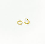Load image into Gallery viewer, Gold Plated 925 Sterling Silver Open Jump Rings 20 Gauge 4,5 &amp; 6mm. GPJRO
