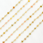 Load image into Gallery viewer, Ethiopian Opal Gold Plated Wire Chain. ETH2
